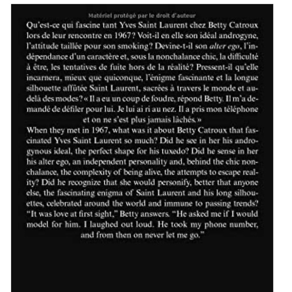 NEW: Betty Catroux, Yves Saint Laurent Book - English/French Edition 📕 - Picture 4 of 5